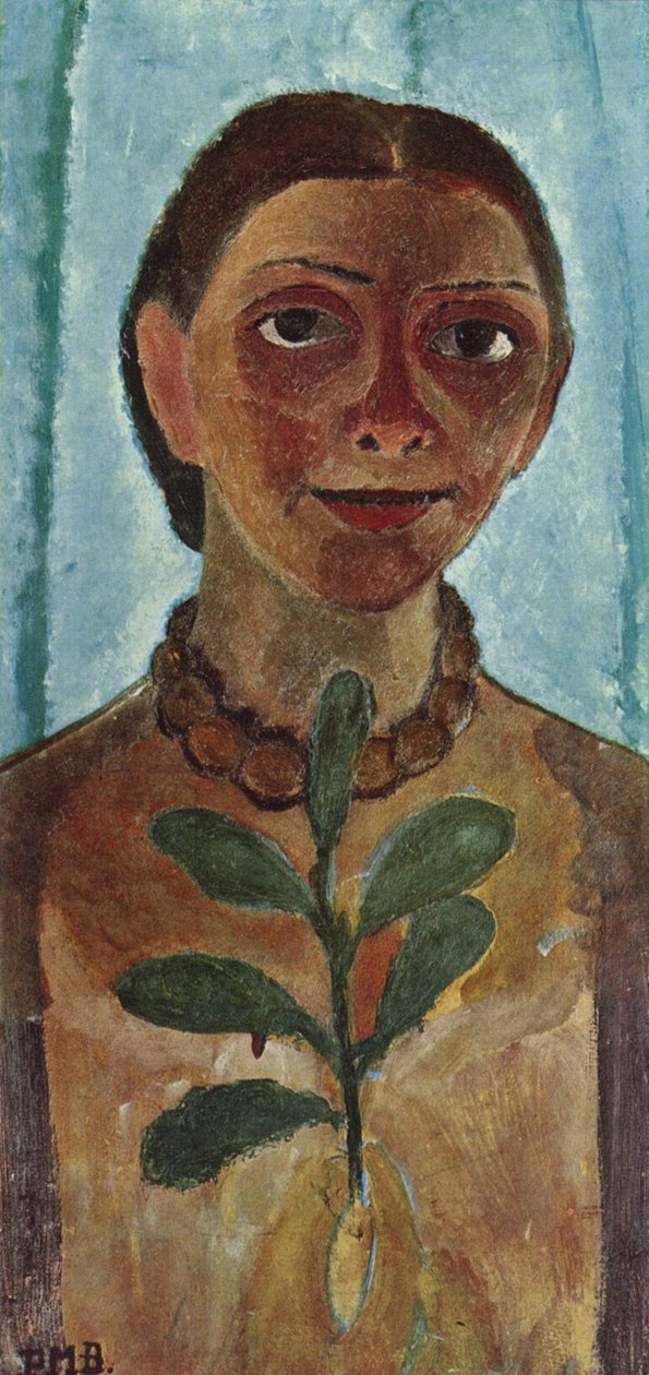 O pintor com ramo de camélia de Paula Modersohn Becker