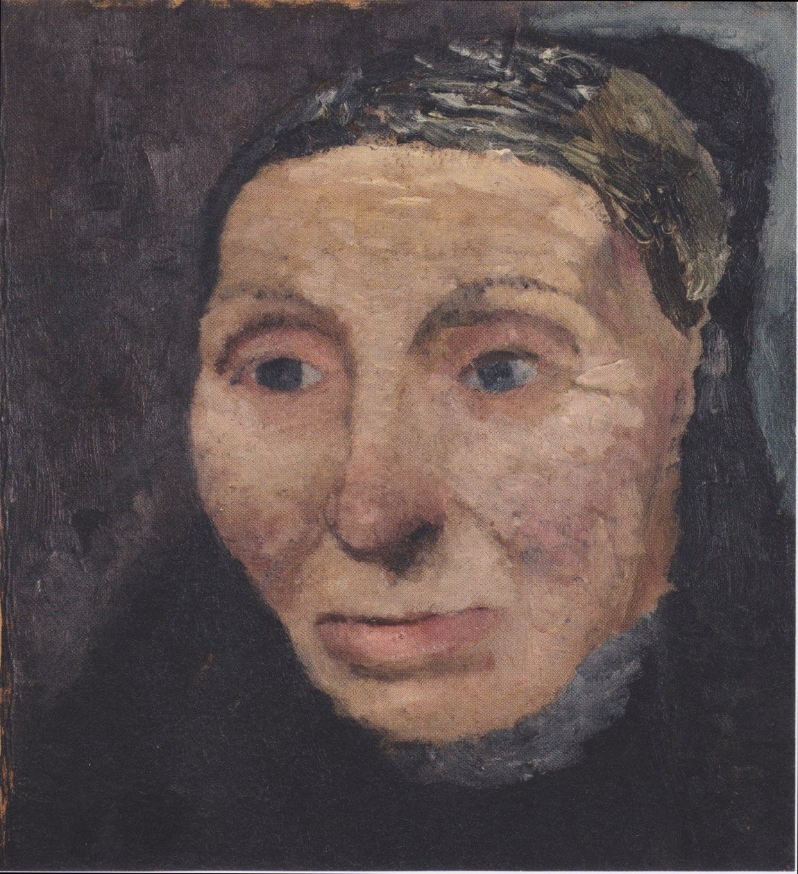 Cabeça de uma camponesa de Paula Modersohn Becker
