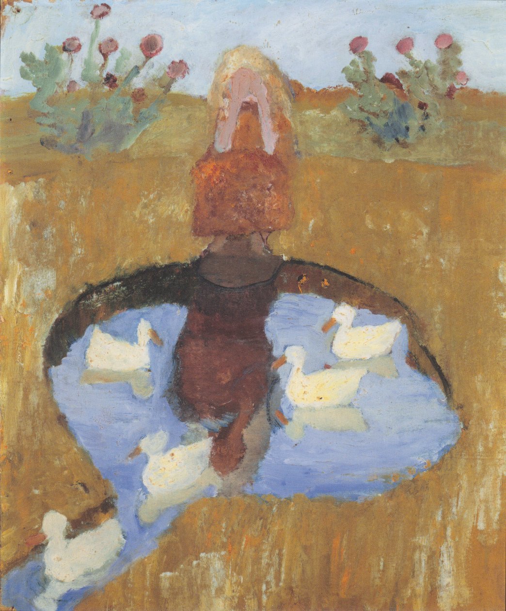 Garota no lago dos patos de Paula Modersohn Becker