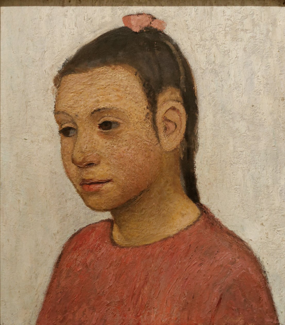 Retrato de uma menina de Paula Modersohn Becker