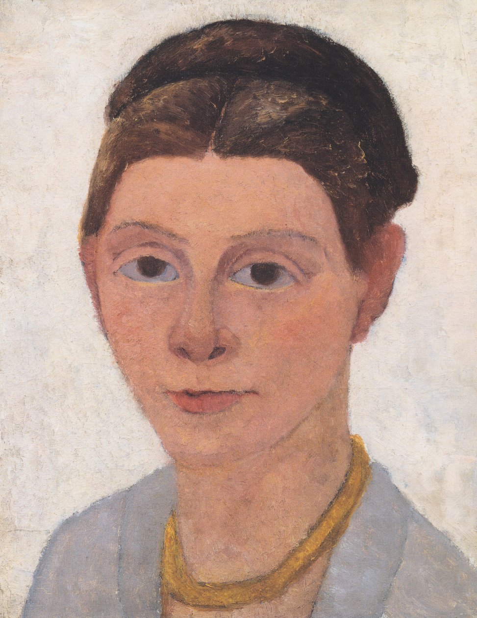 Auto-retrato com colar de âmbar de Paula Modersohn Becker