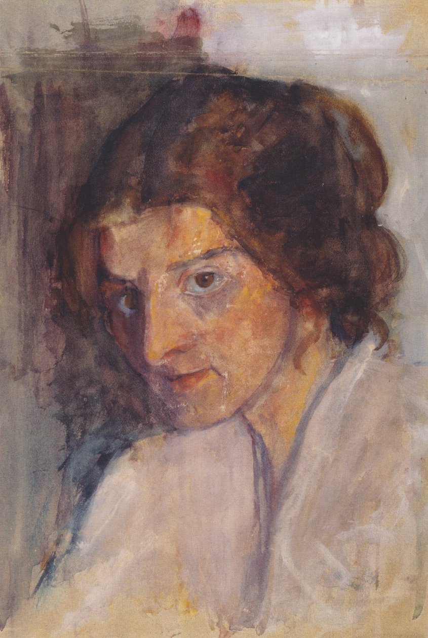 Auto-retrato após halflinks de Paula Modersohn Becker