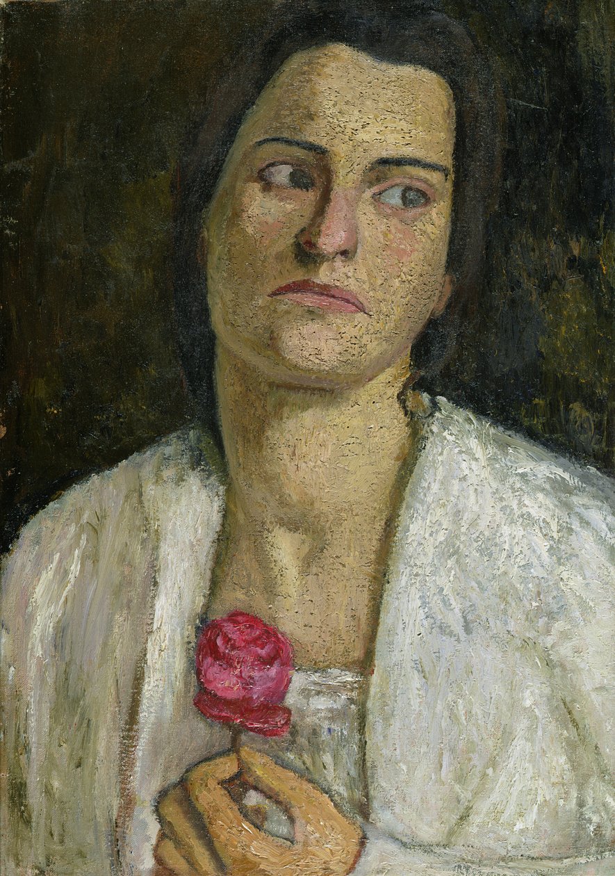 A escultora Clara Rilke-Westhoff (1878-1954) 1905 de Paula Modersohn Becker