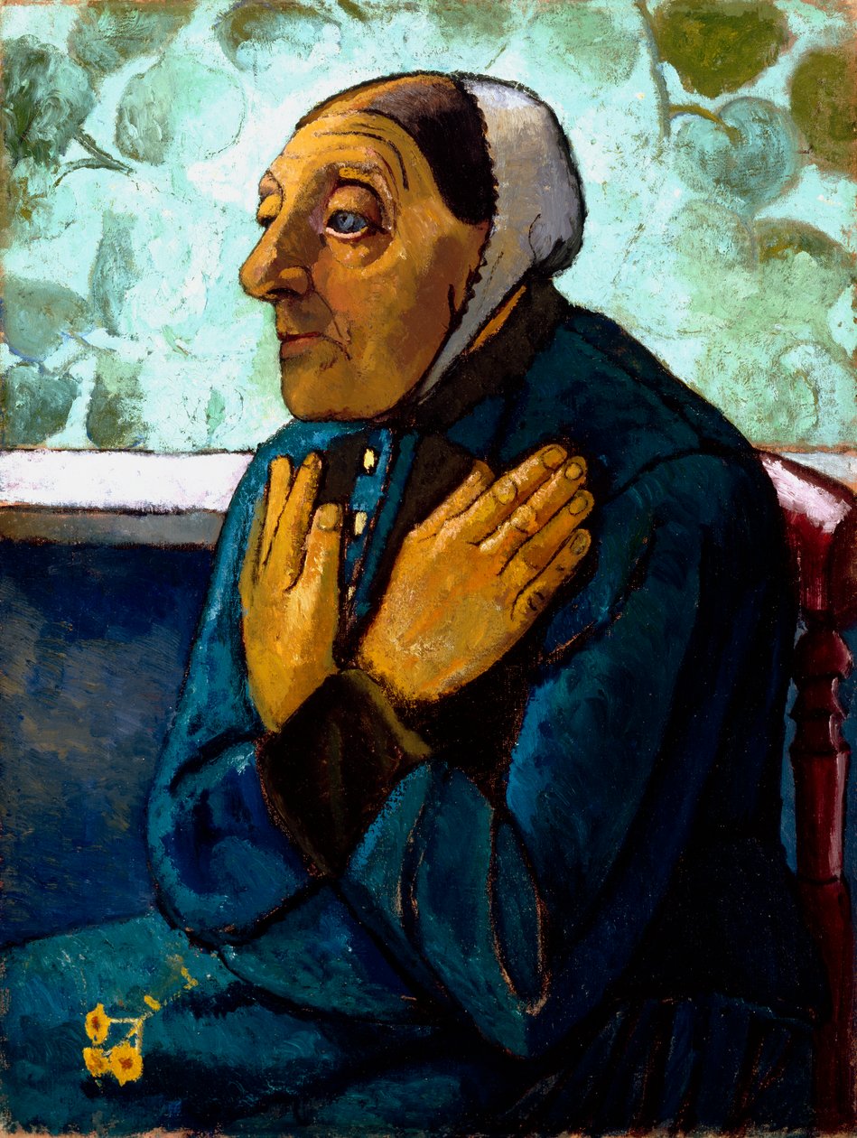 Camponesa idosa, c.1905 de Paula Modersohn Becker