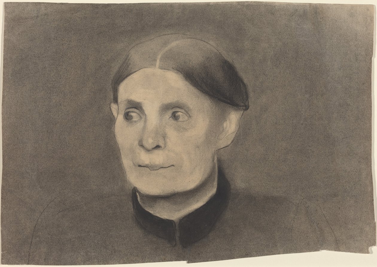 Retrato de uma mulher de Paula Modersohn-Becker