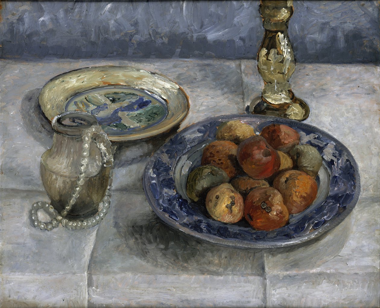 Natureza-morta com maçãs de Paula Modersohn-Becker
