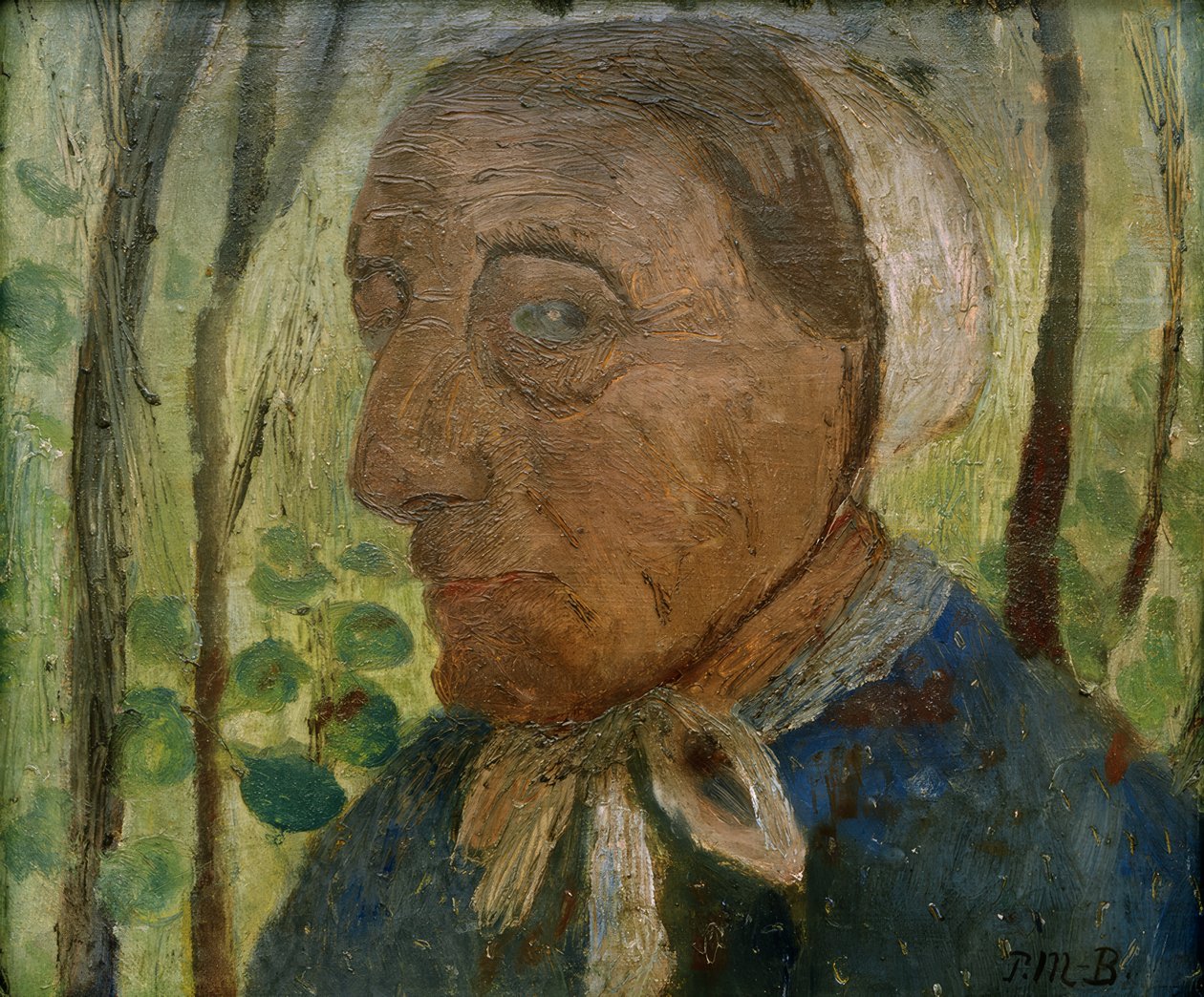 Mulher de um velho agricultor de Paula Modersohn Becker
