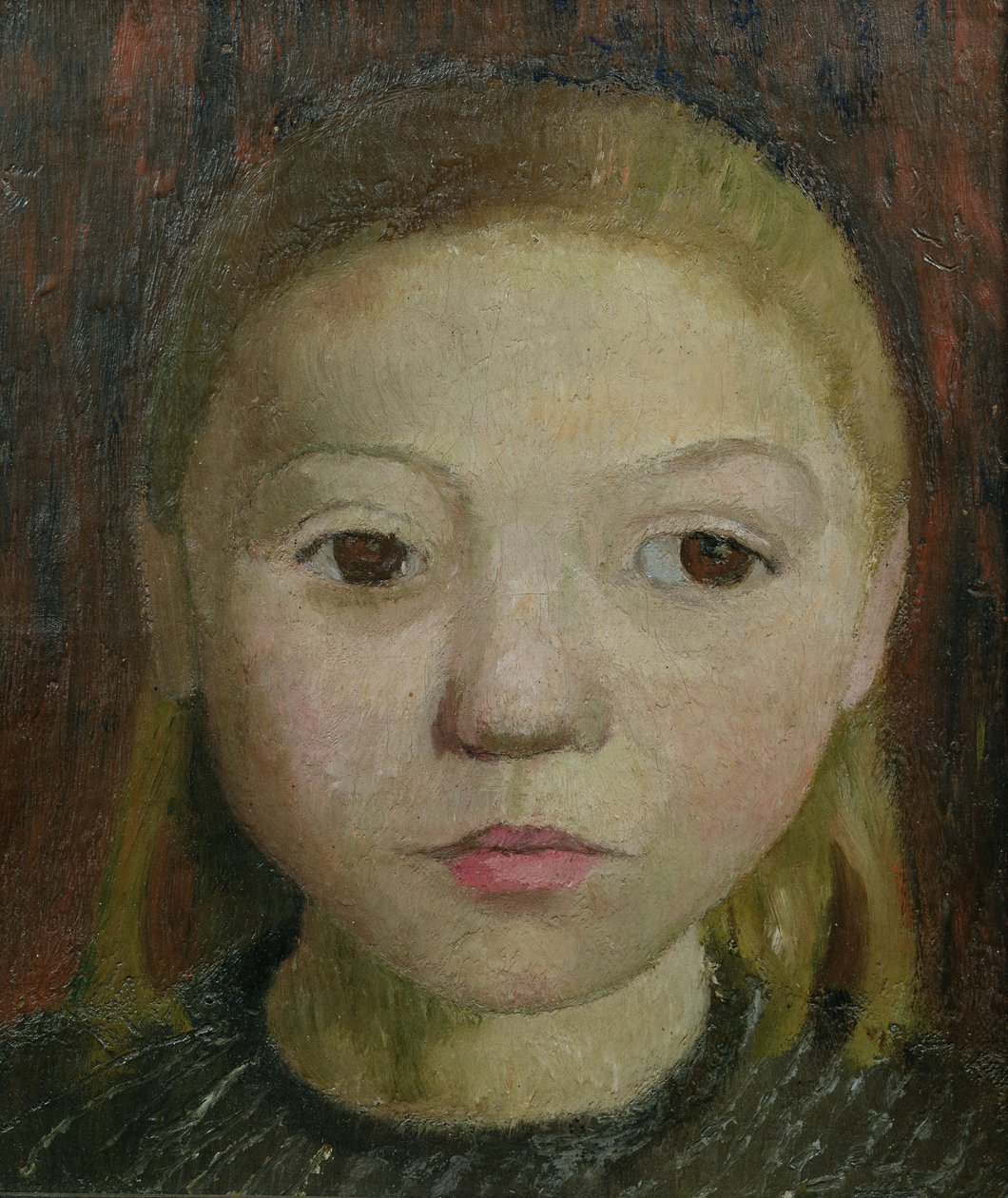 Cabeça de uma menina de Paula Modersohn Becker