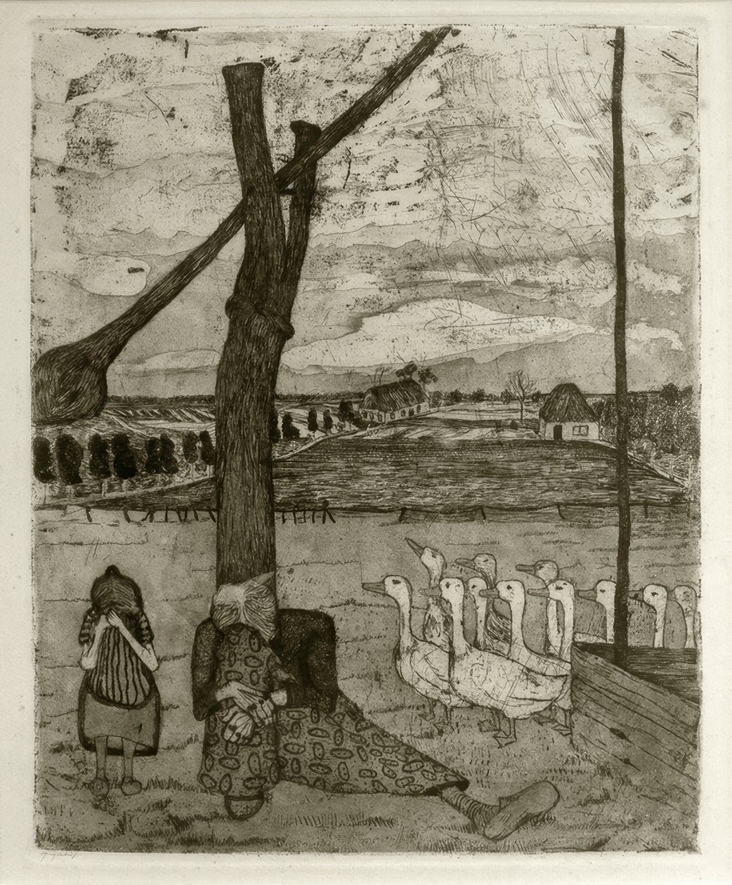 Conto de fadas do ganso perdido de Paula Modersohn Becker