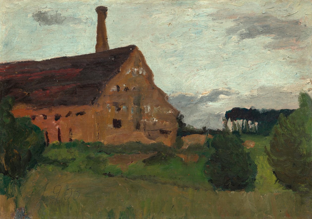 Antiga Fábrica, 1900. de Paula Modersohn Becker