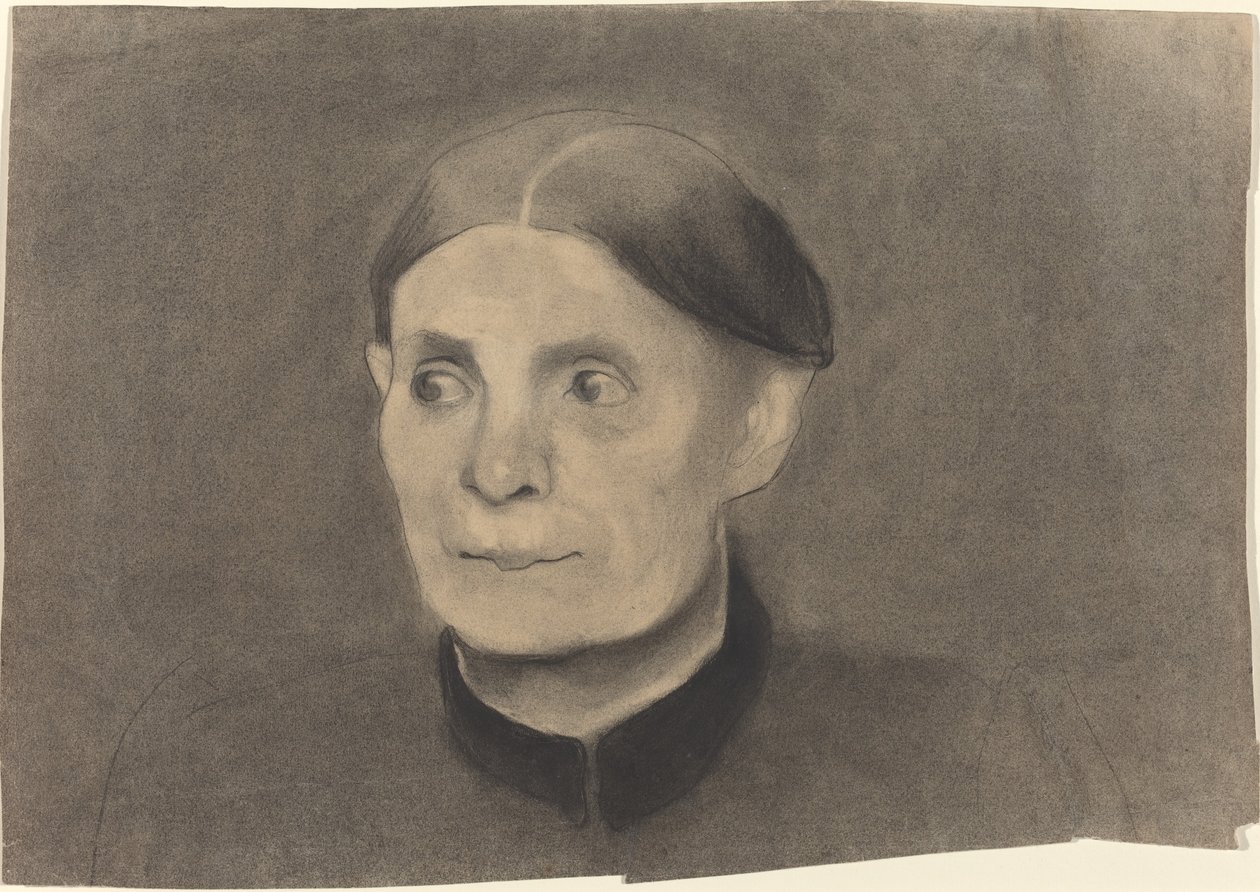 Retrato de uma mulher de Paula Modersohn Becker