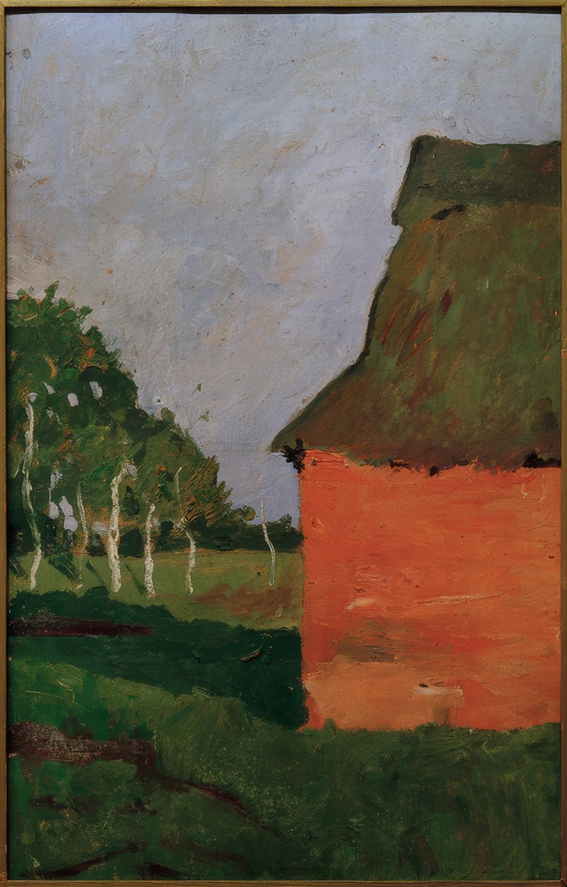 Casa vermelha de Paula Modersohn Becker