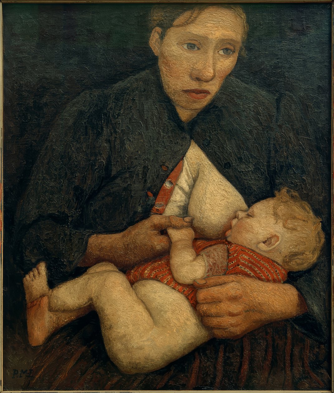 Mãe amamentando de Paula Modersohn Becker
