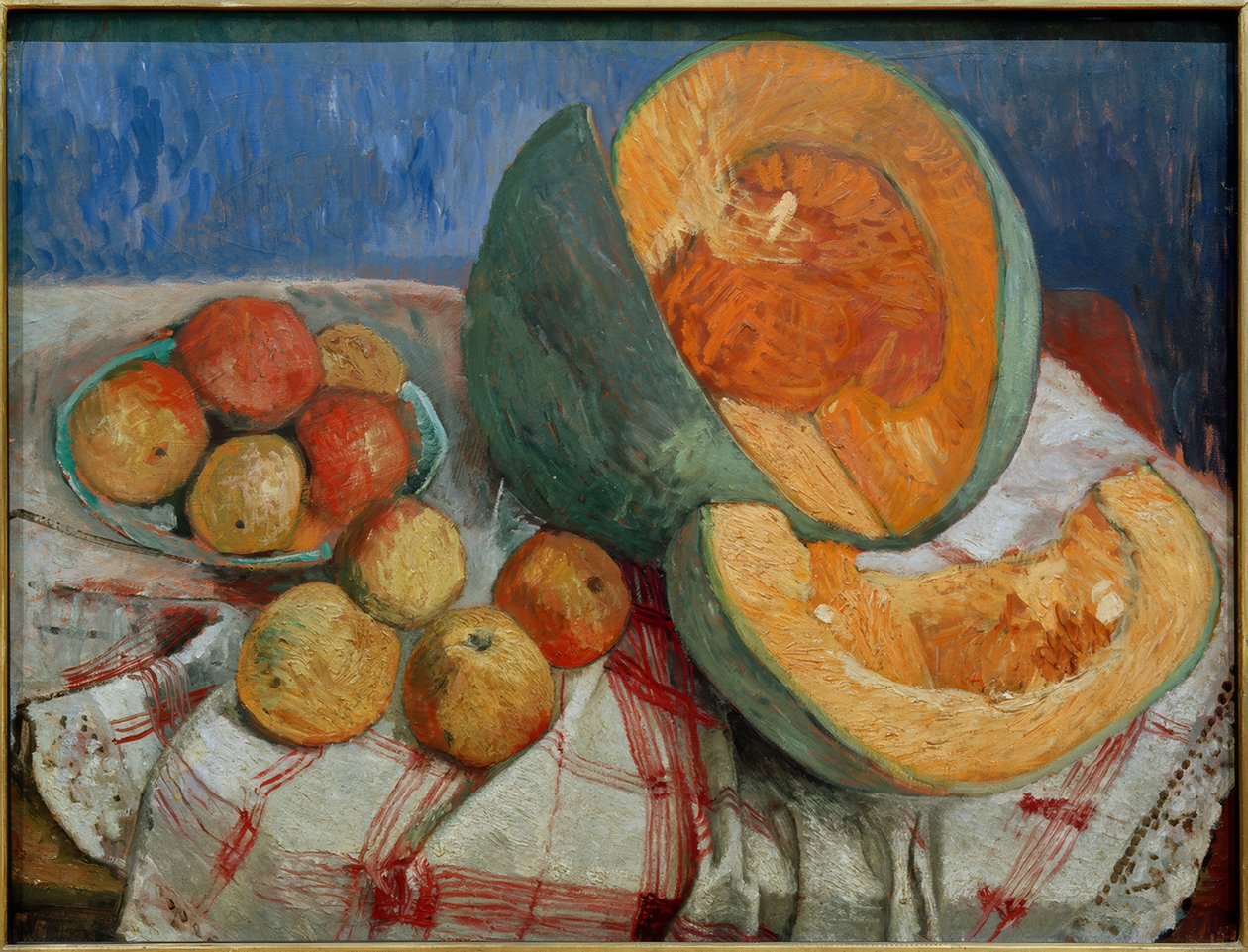 Ainda vida com abóbora de Paula Modersohn Becker