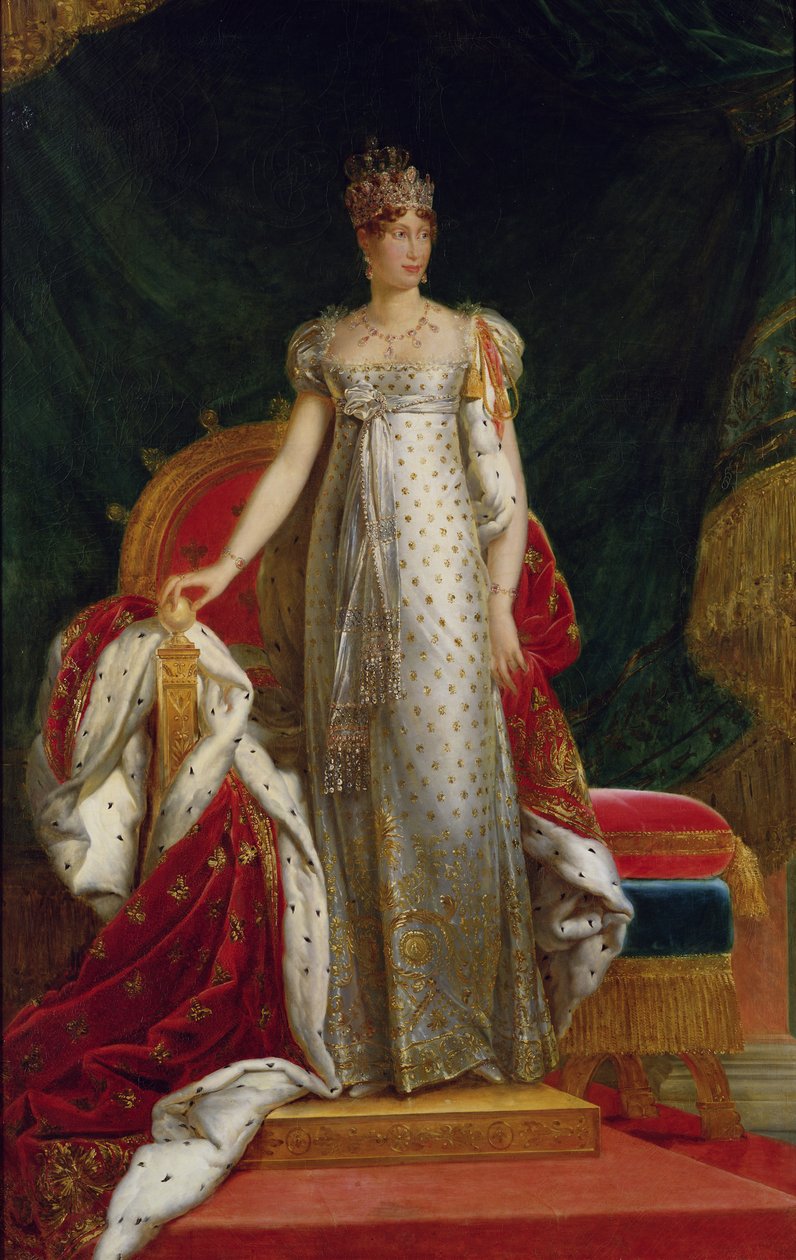 Retrato da Imperatriz Marie Louise (1791-1847) da França, depois de uma pintura de François Gerard de Paulin Jean Baptiste Guerin