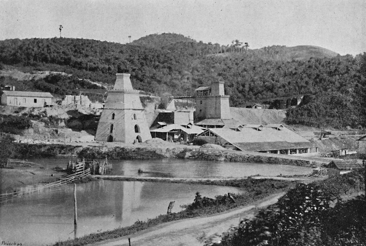 Os Fornos de Calieras, Lime kilns, 1895 de Paulo Kowalsky