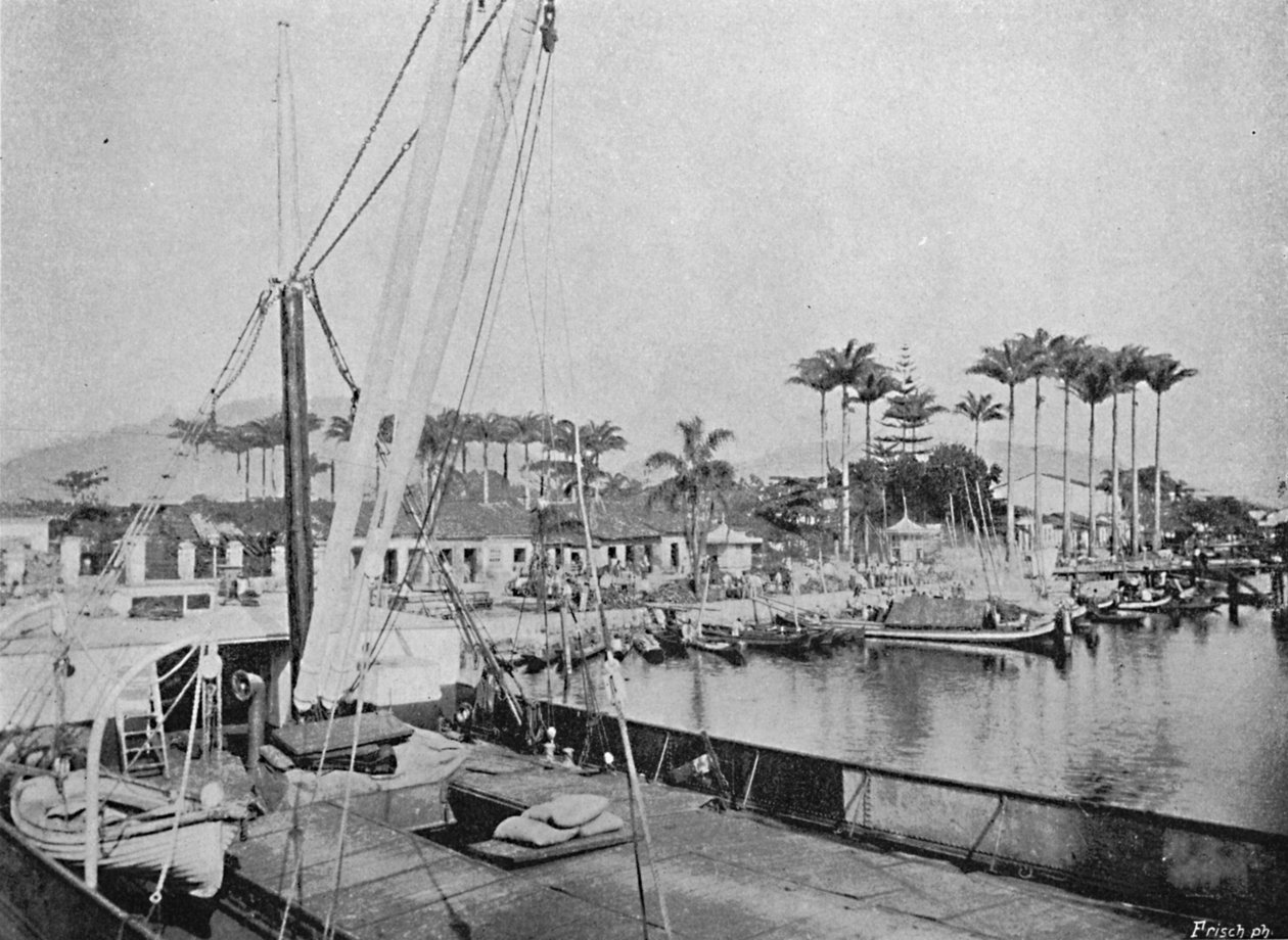 Santos Porto das Canoas, 1895 de Paulo Kowalsky