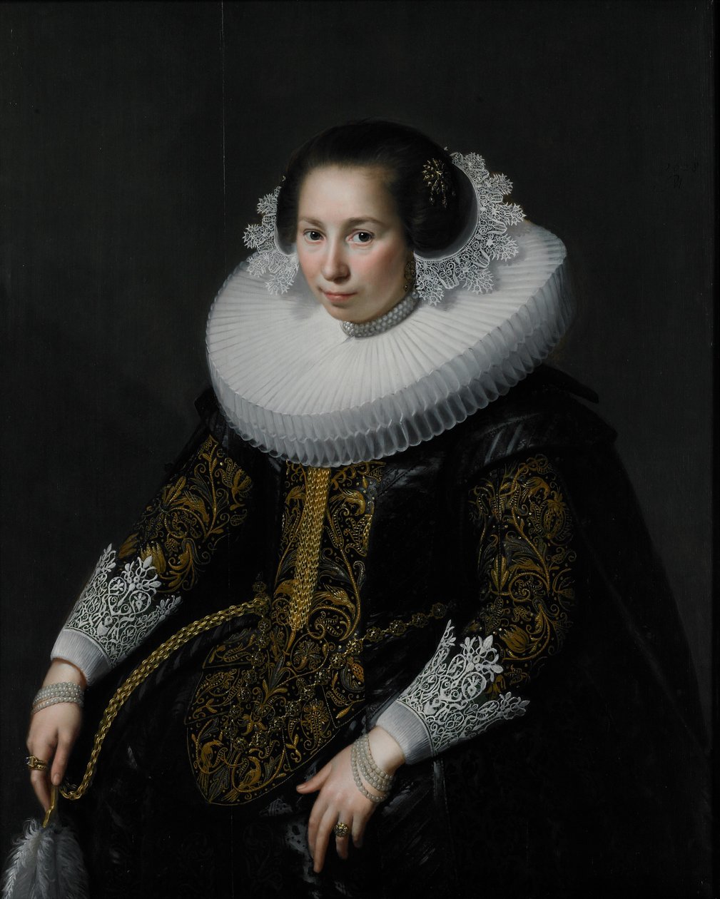 Retrato de Catharina van Voorst, 1628 de Paulus Moreelse