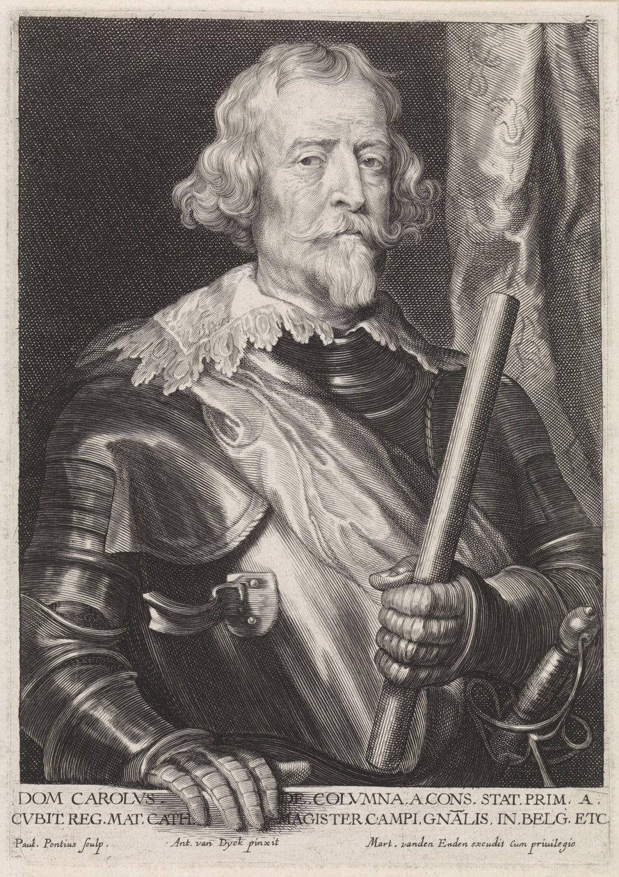 Um retrato de Carlos Coloma de Paulus Pontius