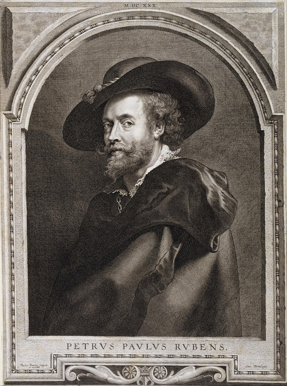Retrato de Peter Paul Rubens de Paulus Pontius