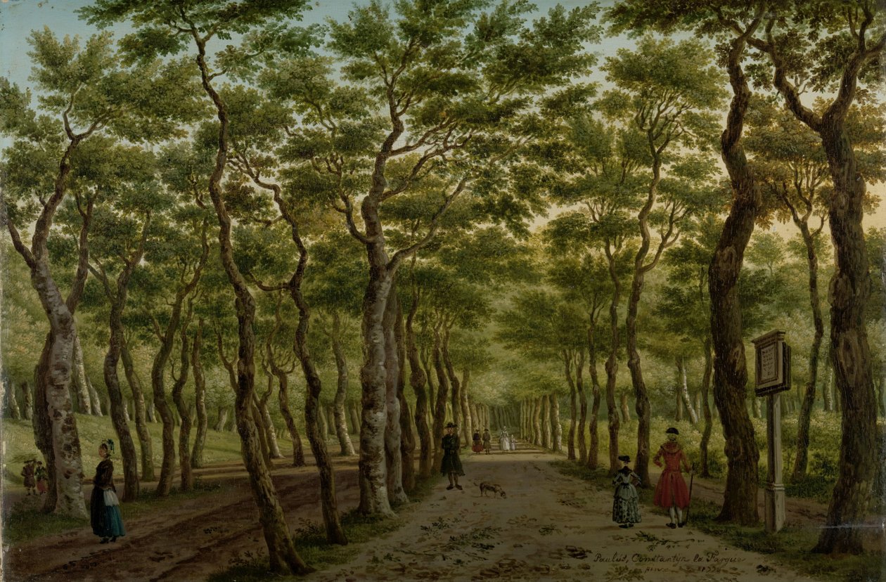 O Herepad no Haagse Bos
O Bosque de Scheveningen perto de Haia de Paulus Constantijn la Fargue (signed by artist)