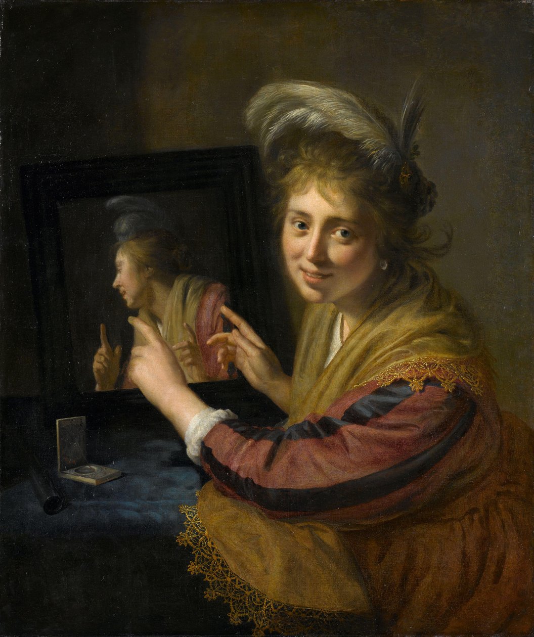 Rapariga no Espelho de Paulus Moreelse