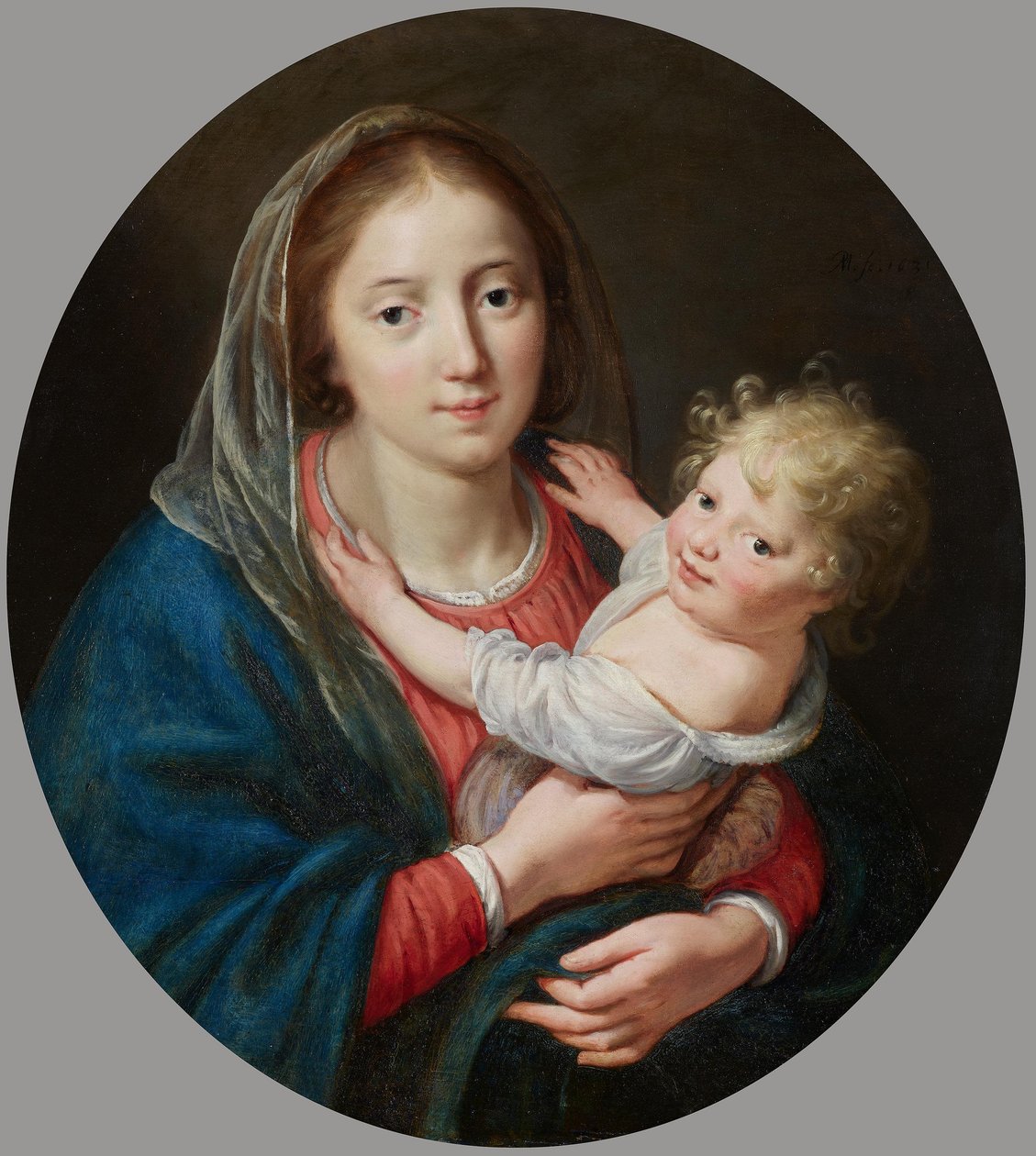 Maria com o Menino de Paulus Moreelse