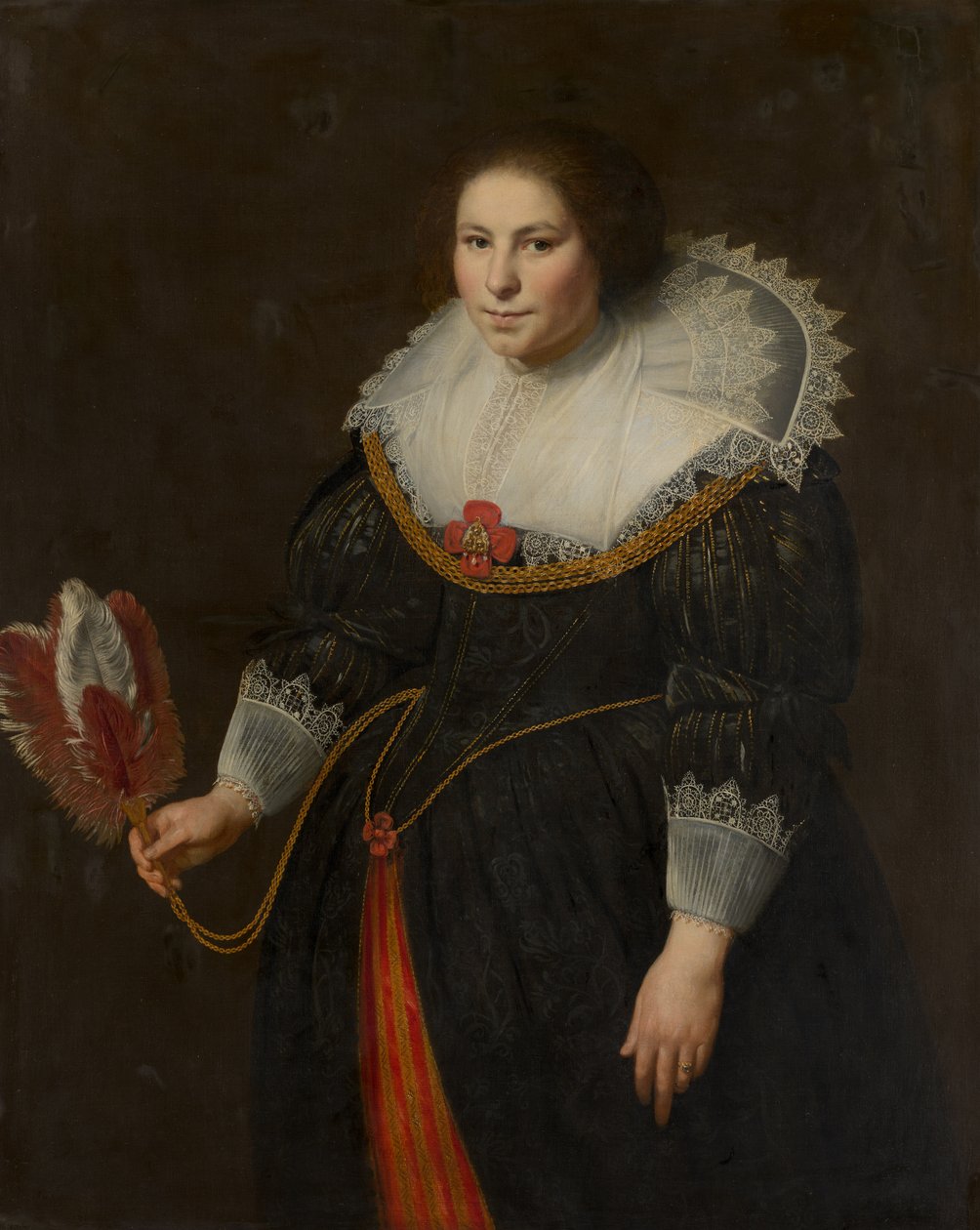 Retrato de uma dama de Paulus Moreelse