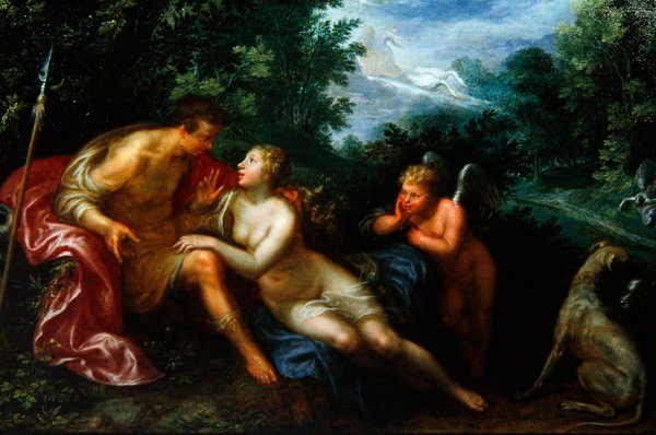 Vénus e Adónis de Paulus Moreelse