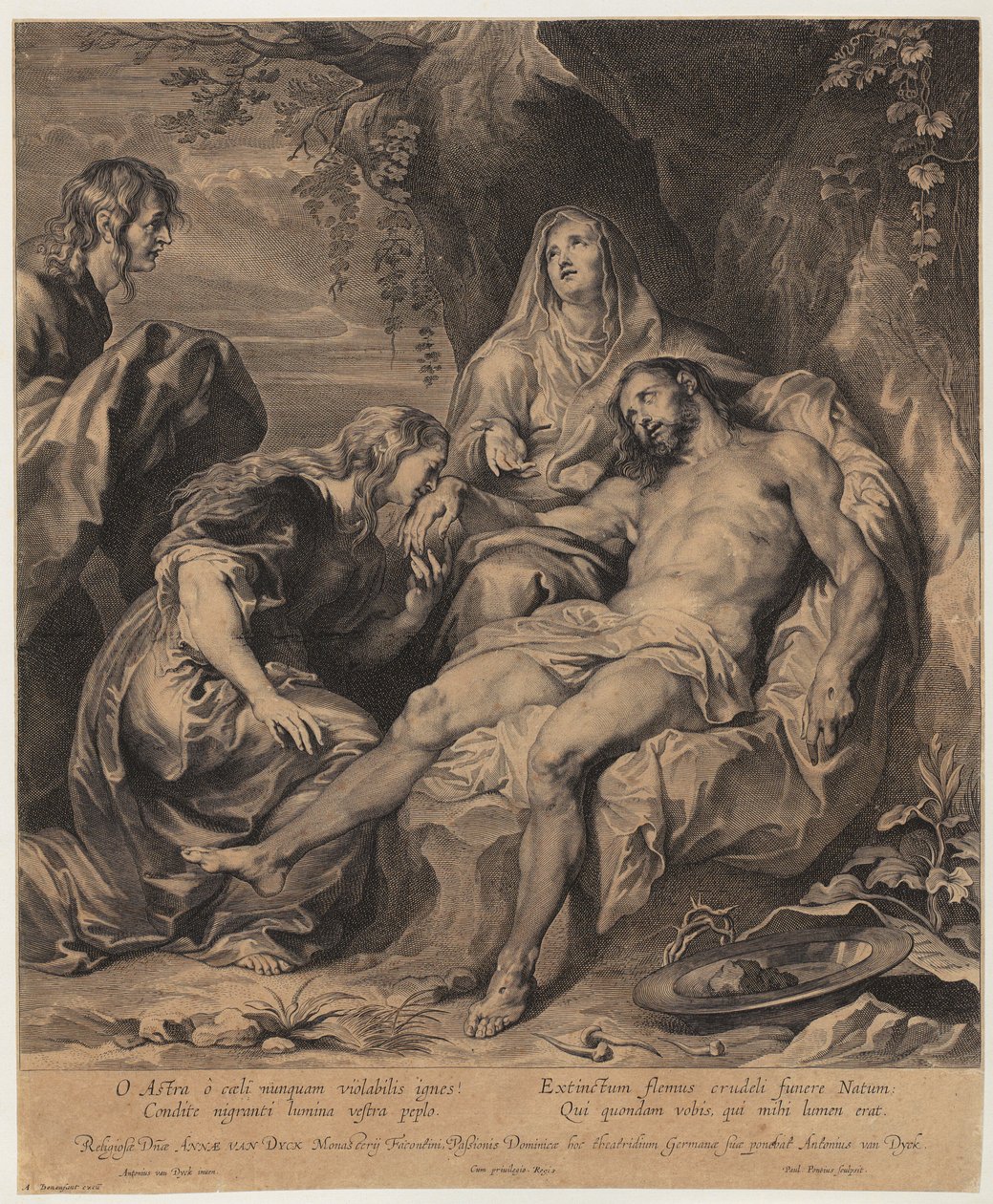 Lamentação de Cristo de Paulus Pontius