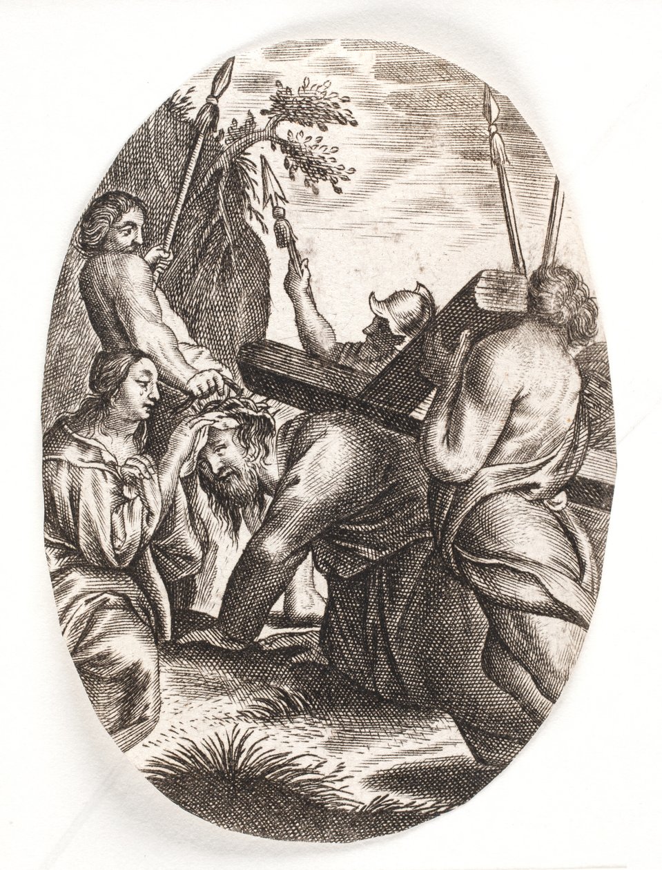 Cristo carregando a cruz de Paulus Pontius