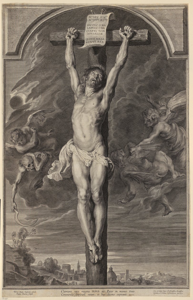 Cristo na cruz de Paulus Pontius