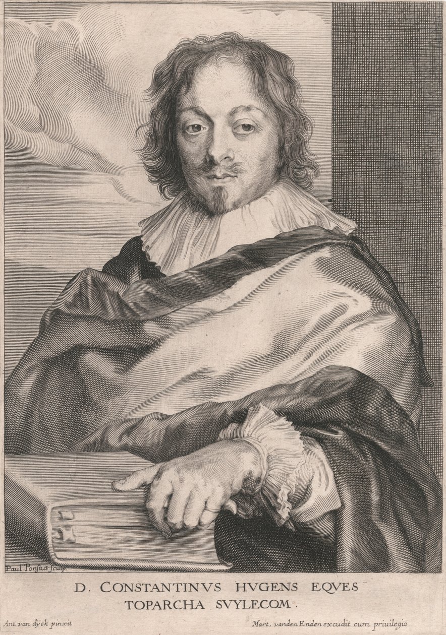 D. Constantinus Hugens Eques, Toparcha Suylecom de Paulus Pontius