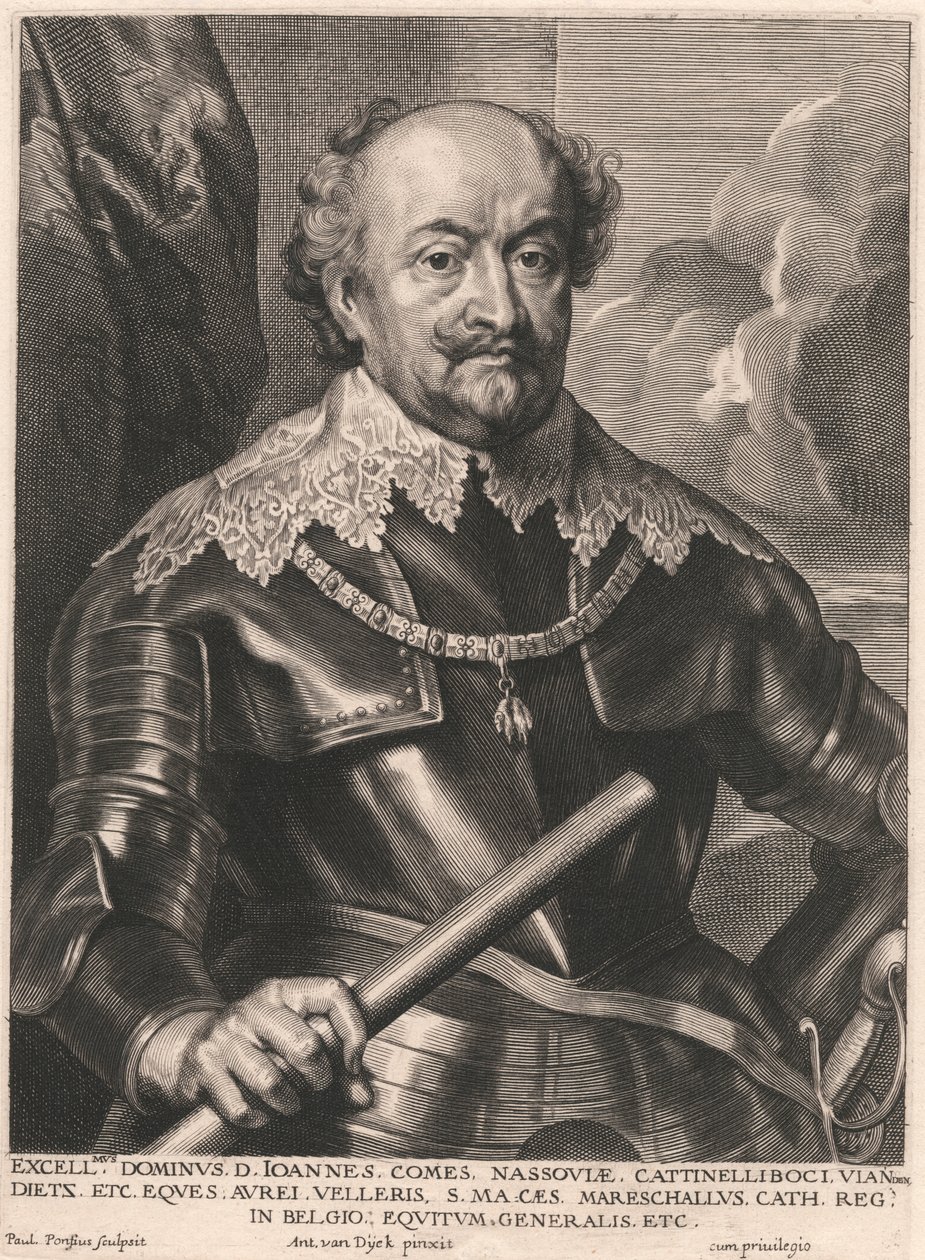 Excellmus. Dominus. D. Joannes. Vem. Nassoviæ. Cattinelliboci. Vian Dietz. Etc de Paulus Pontius