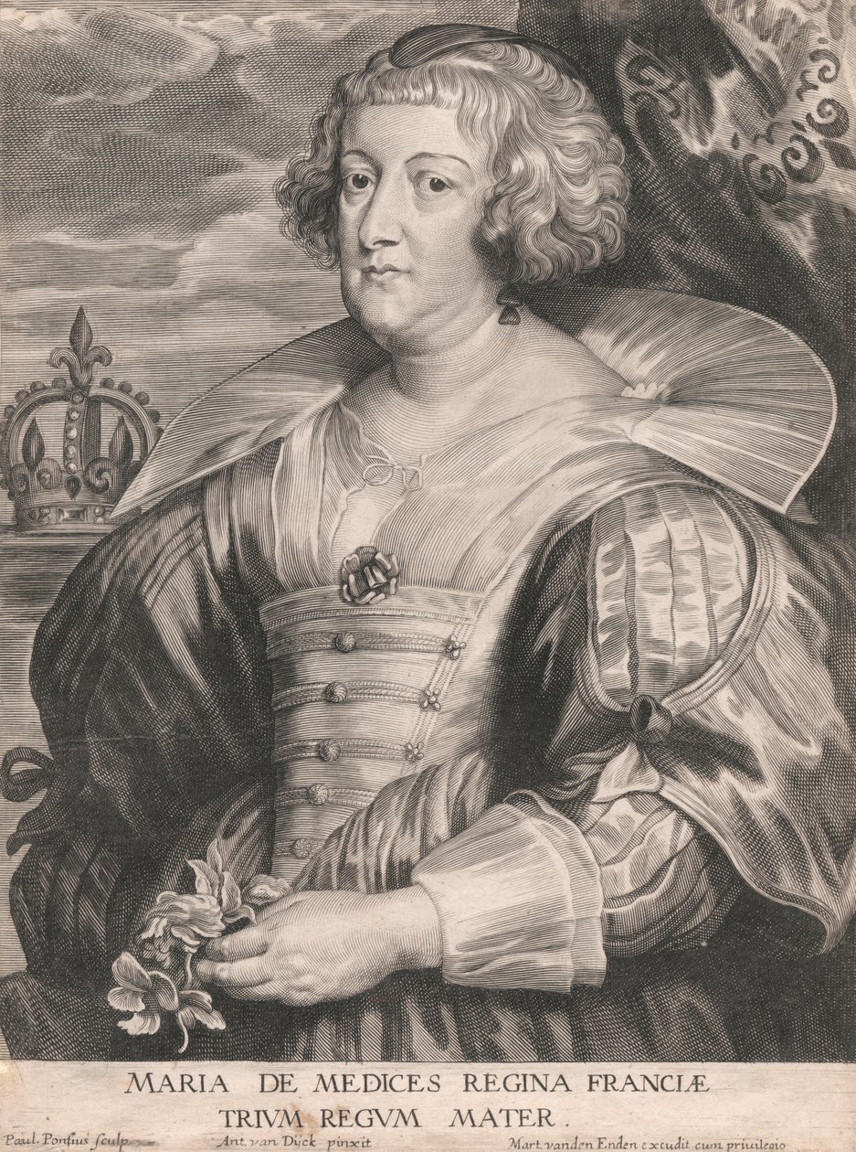 Maria de Medices Regina Franciæ, Trium Regum Mater de Paulus Pontius