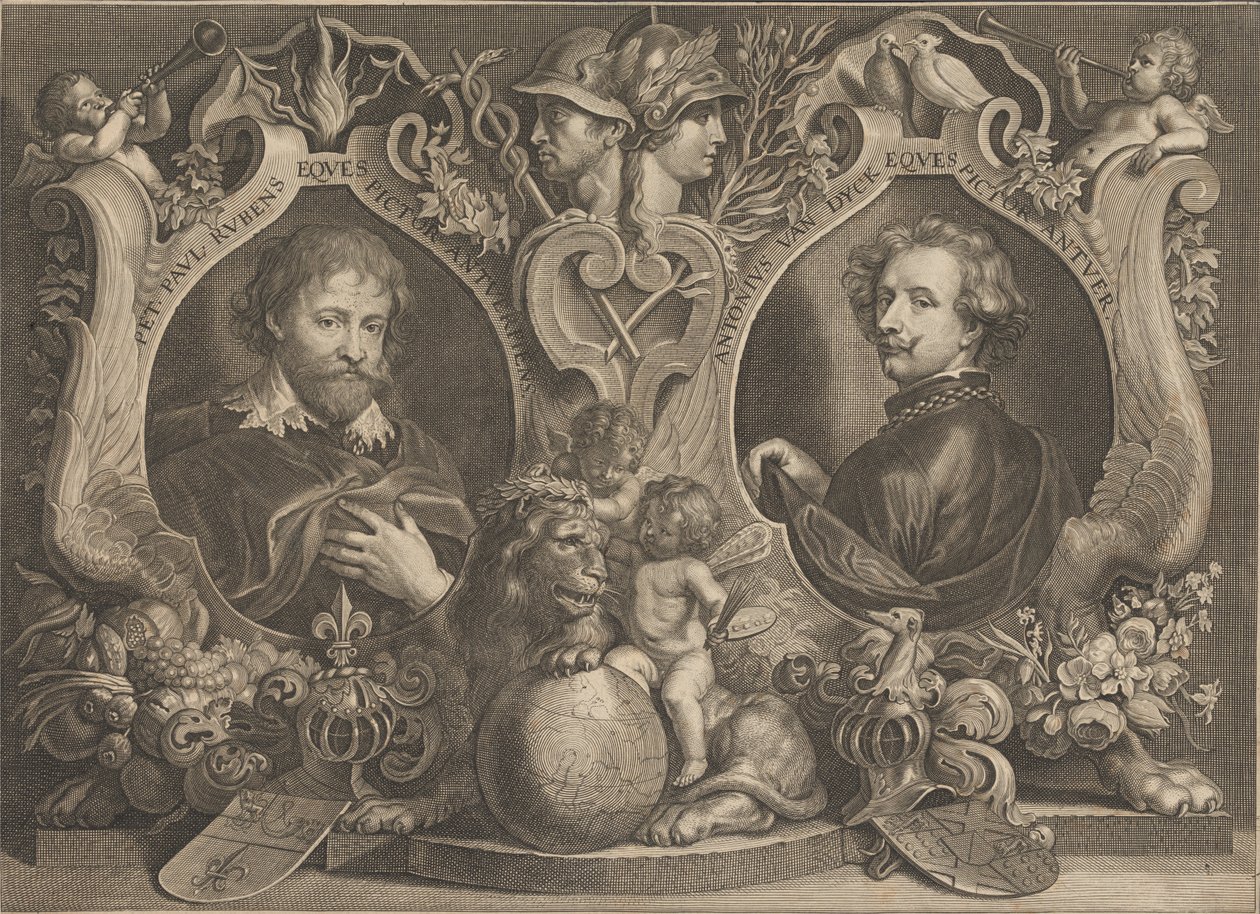 Paulus Pontius - Antonius Van Dyck Eques e Peter Paul Rubens Eques - Google Art Project de Paulus Pontius