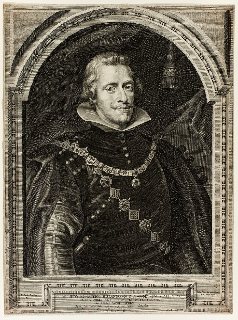 Filipe IV, rei de Espanha de Paulus Pontius