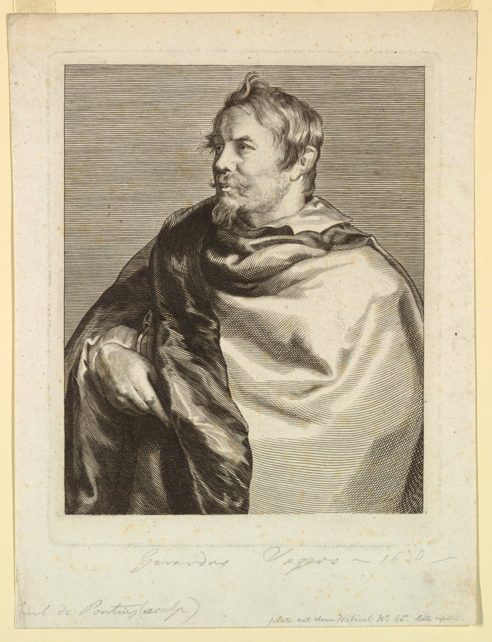 Retrato de Gerard Seghers, dos ícones dos protagonistas de Paulus Pontius