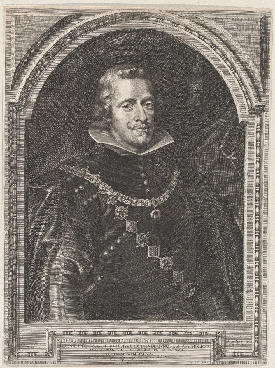 Retrato de Filipe IV, 1630., 1630. de Paulus Pontius