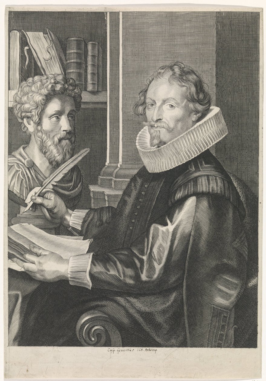 Retrato de Jan-Gaspar Gevartius de Paulus Pontius