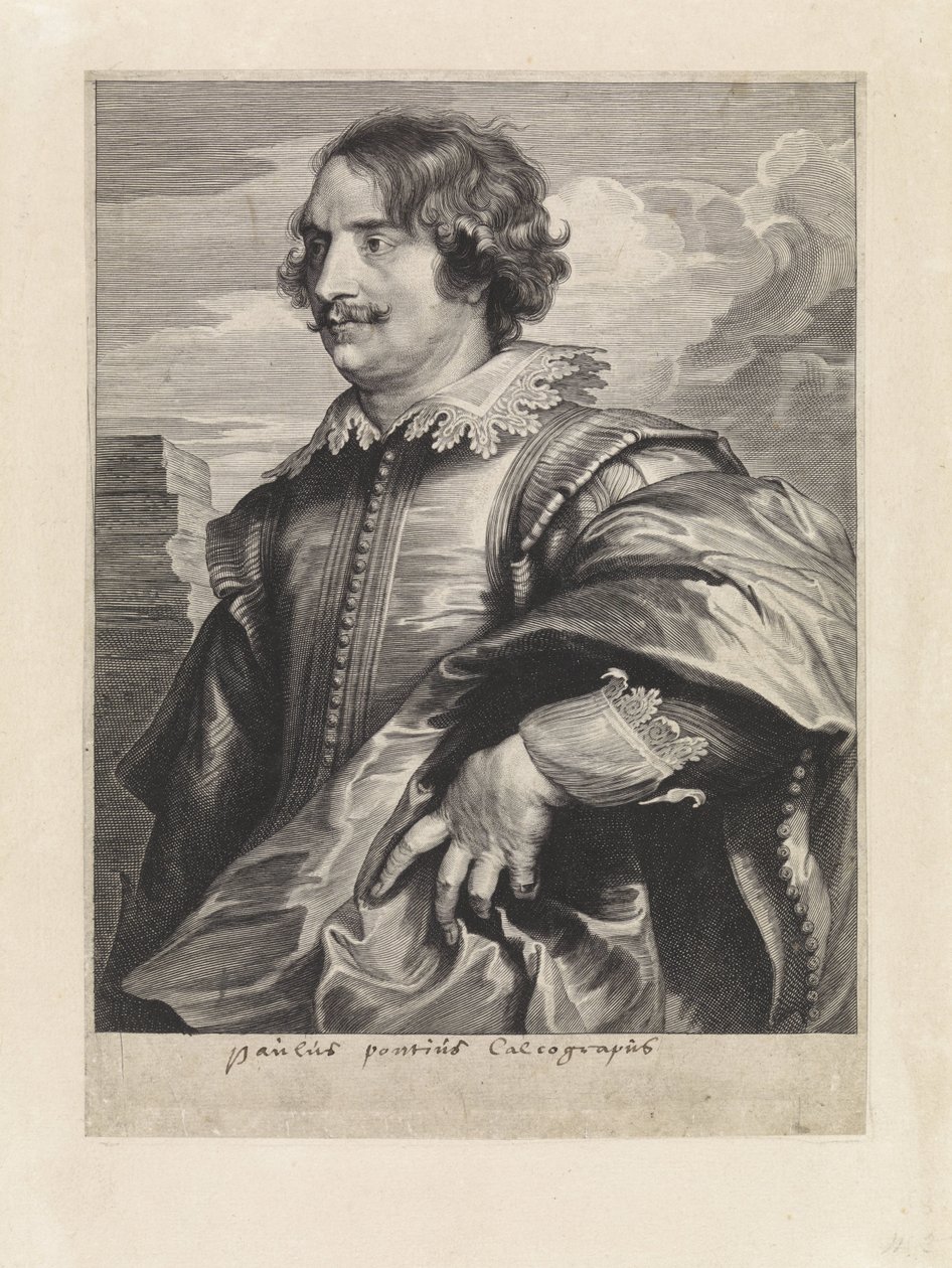 Retrato do gravador Paulus Pontius de Paulus Pontius
