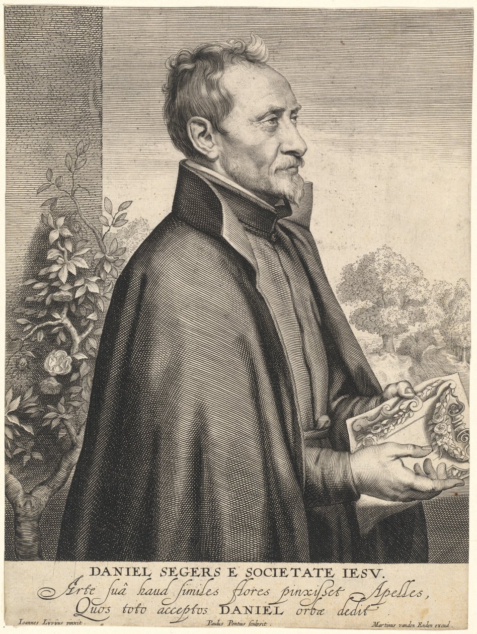 Daniel Segers, padre jesuíta de Paulus Pontius after Jan Lievens