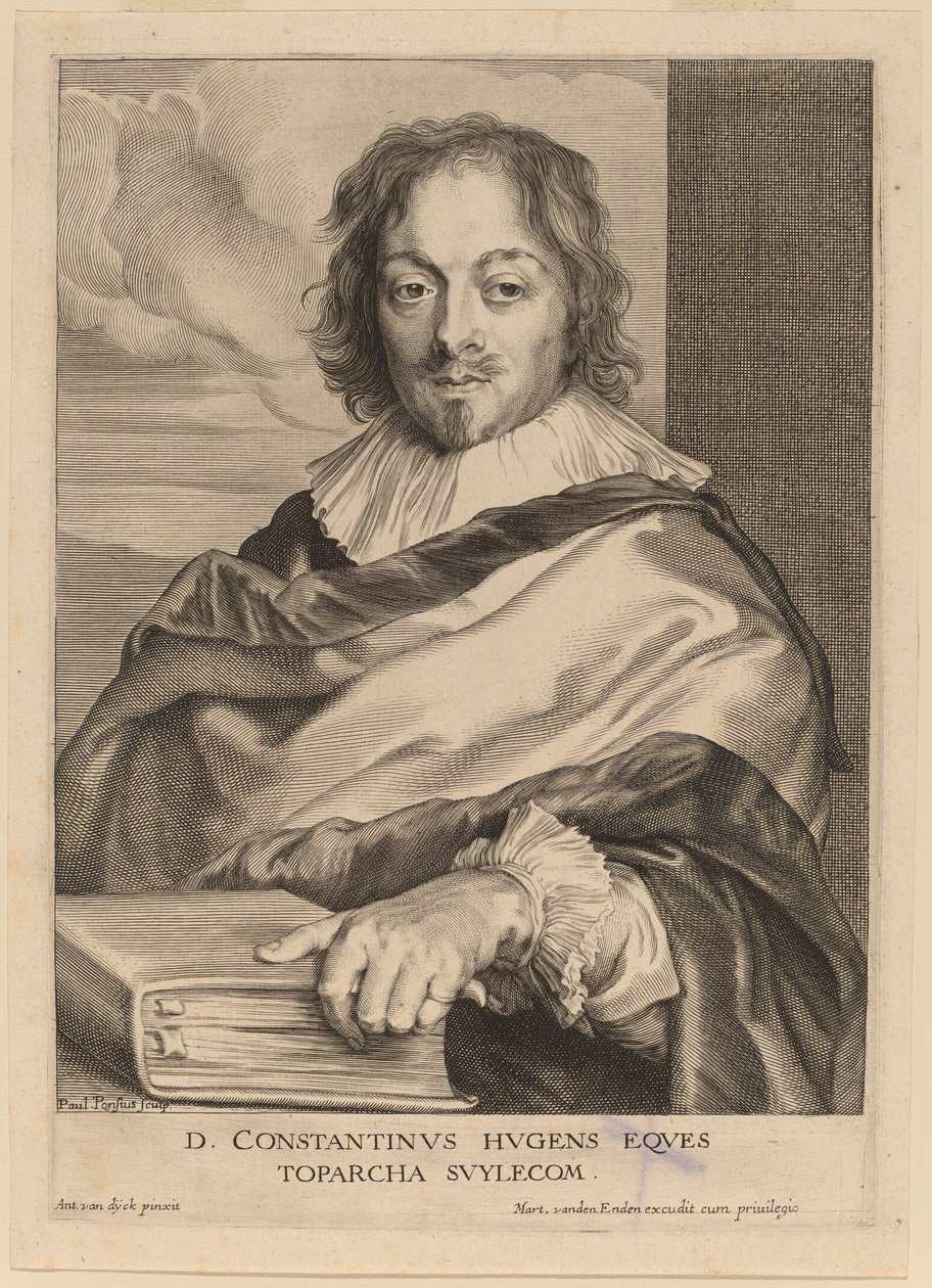 Constantine Huygens de Paulus Pontius after Sir Anthony van Dyck