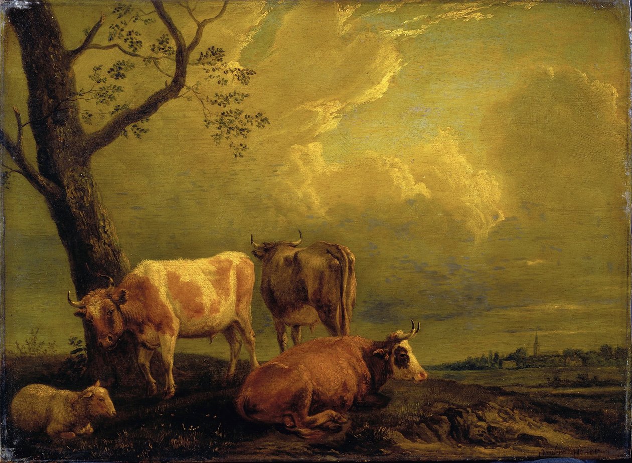 Gado bovino e ovelhas de Paulus Potter