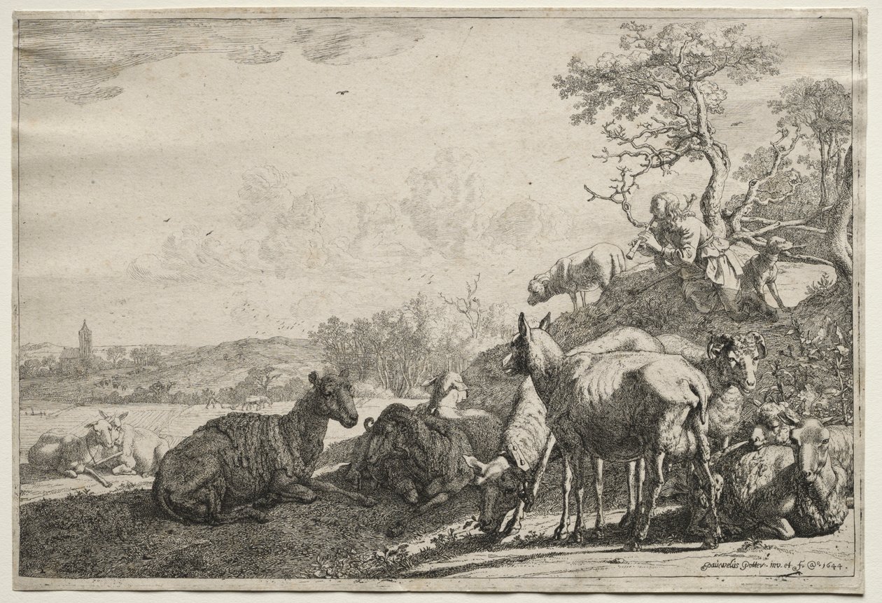 O Pastor, 1644. de Paulus Potter