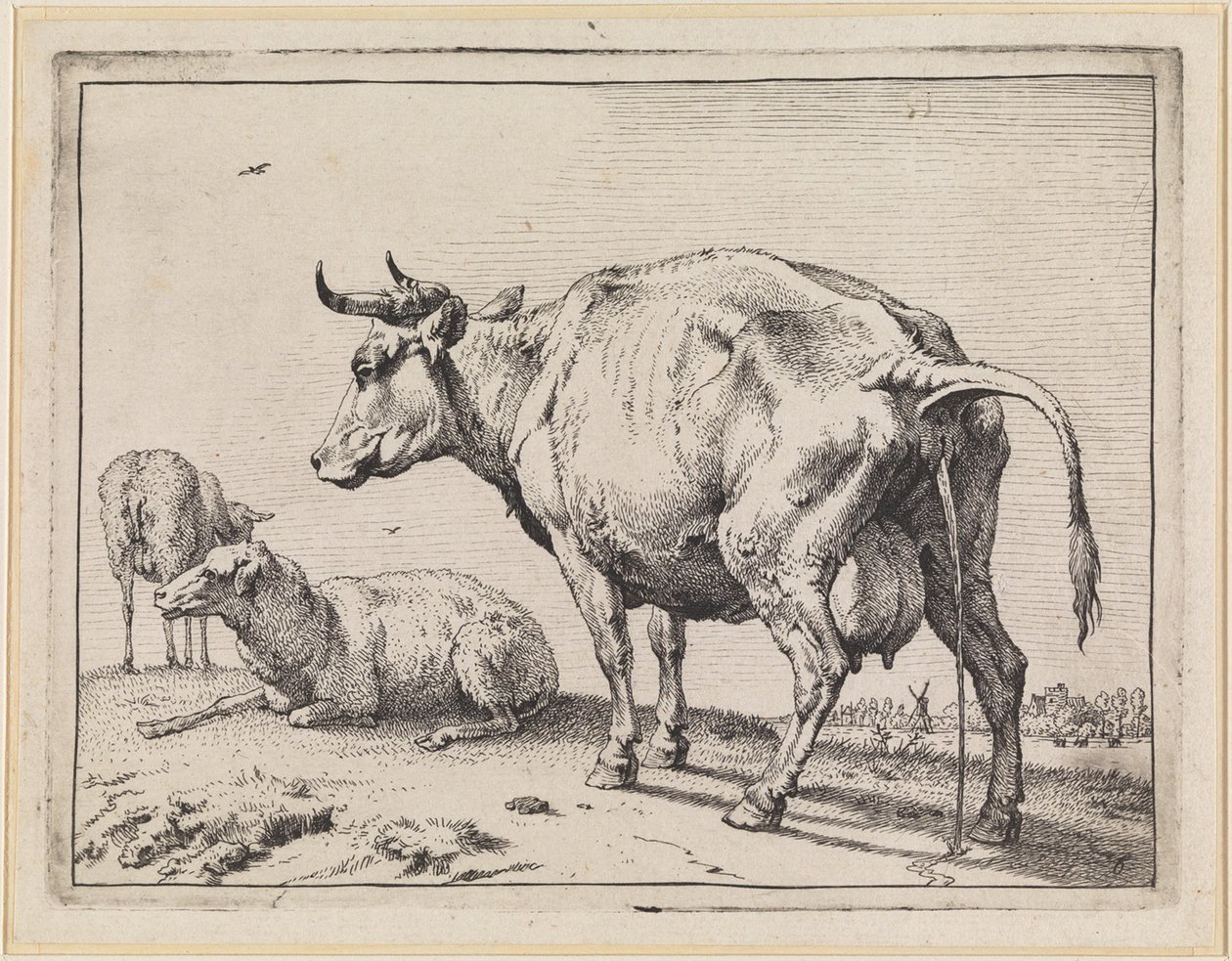 Vaca a urinar de Paulus Potter