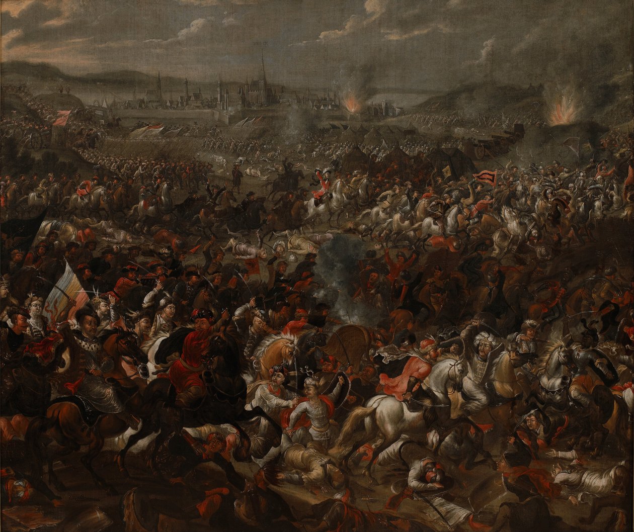 A Batalha de Viena em 12 de setembro de 1683 de Pauwel Casteels