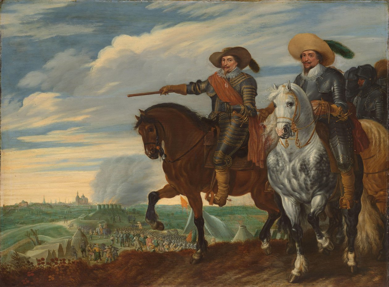 Frederick Henry e Ernst Casimir de Nassau-Dietz no cerco de 