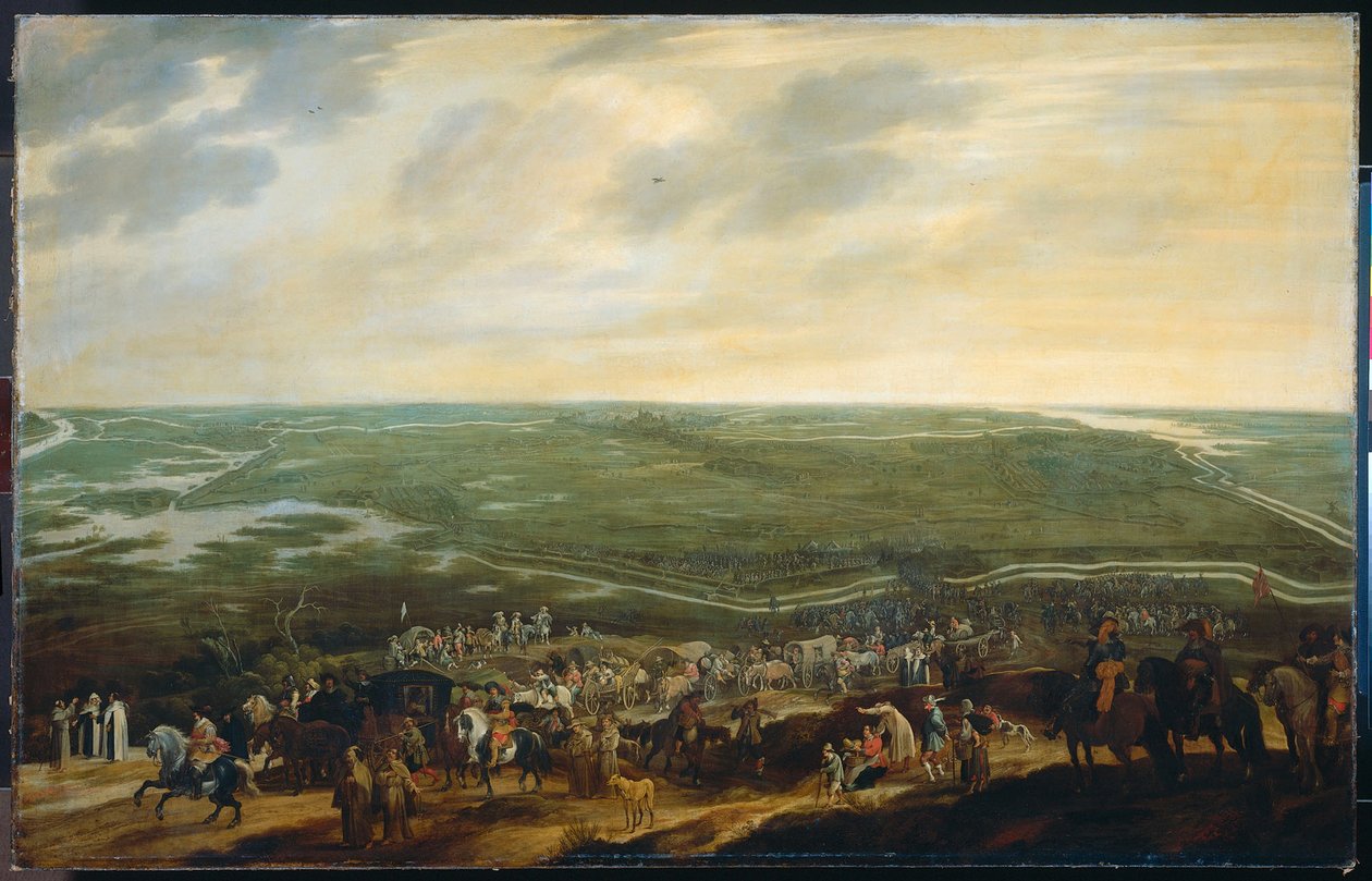 A guarnição espanhola derrotada deixando s-Hertogenbosch, 17 de setembro de 1629 de Pauwels van Hillegaert