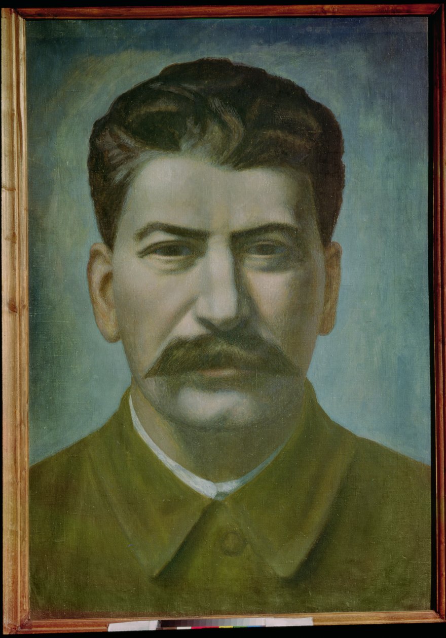 Retrato de Josef Stalin (Iosif Vissarionovich Dzhugashvili) (1879-1953) 1936 de Pawel Nikolajewitsch Filonow